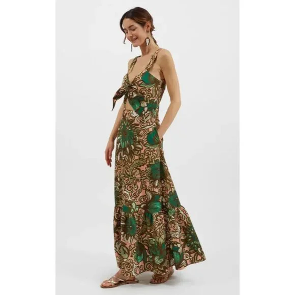 open lace back dress Anemone Maxi main image 1